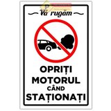 Indicator opriti motorul cand stationati