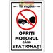 Indicator opriti motorul cand stationati